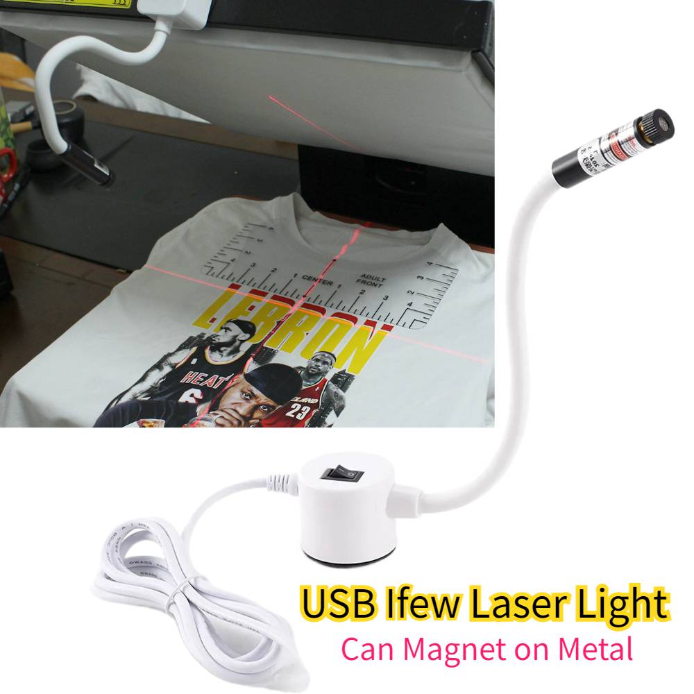 Pretreatment Machine Dtg - DTF Accessories USB Laser Pointer Cross