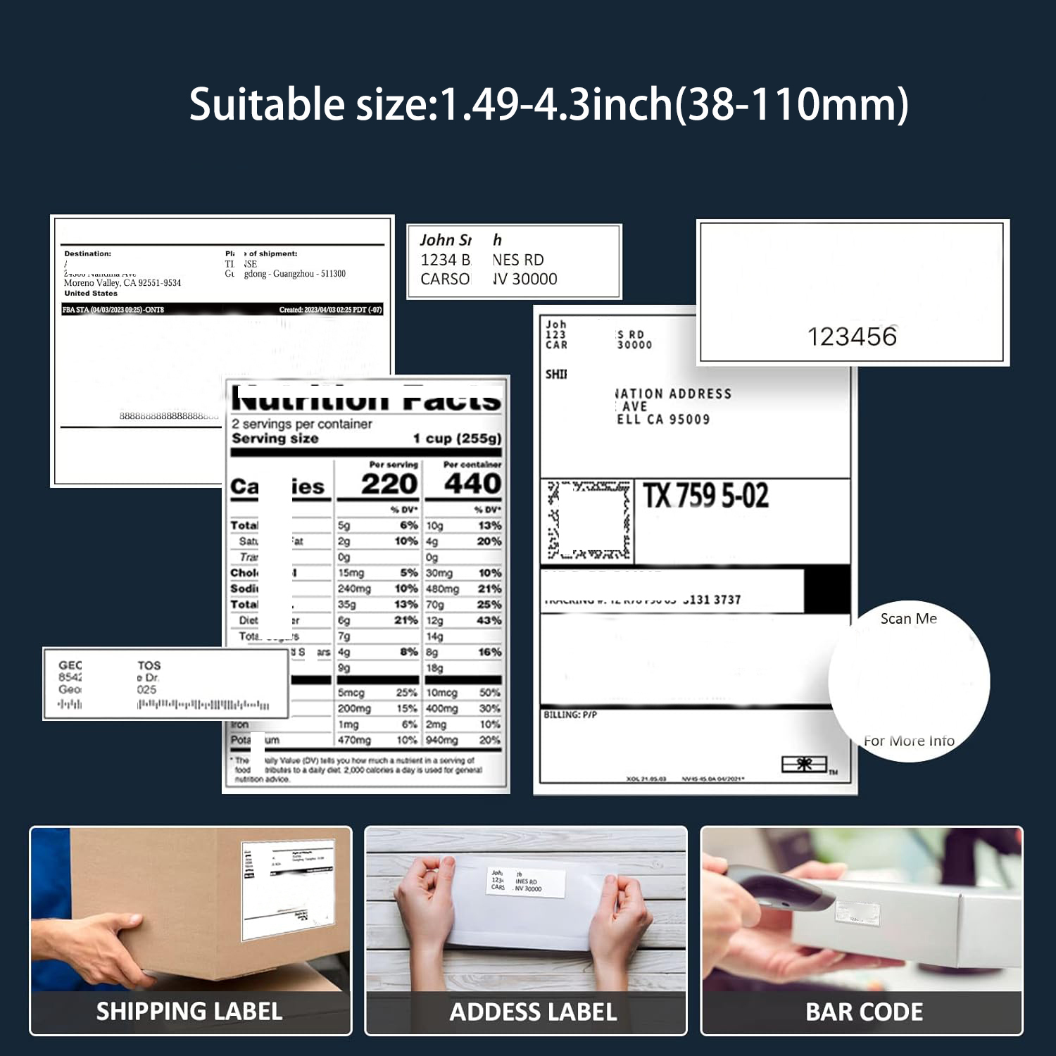 Marklife D200 4Inch Thermal La - đánh giá và giá Commercial Printing Labels