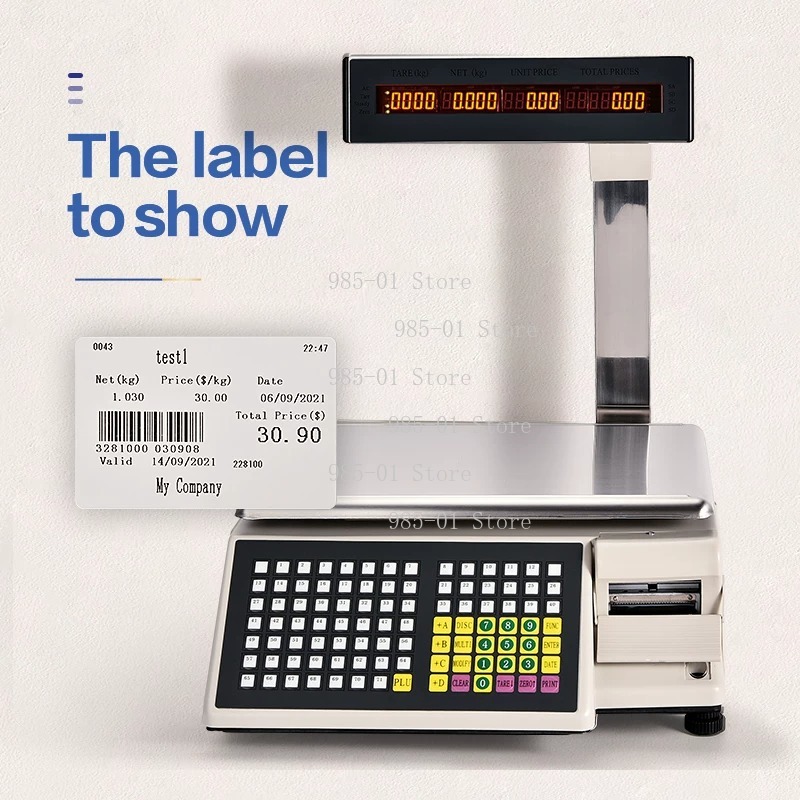Electronic Scale with Adhesive - đánh giá và giá Commercial Printing Labels