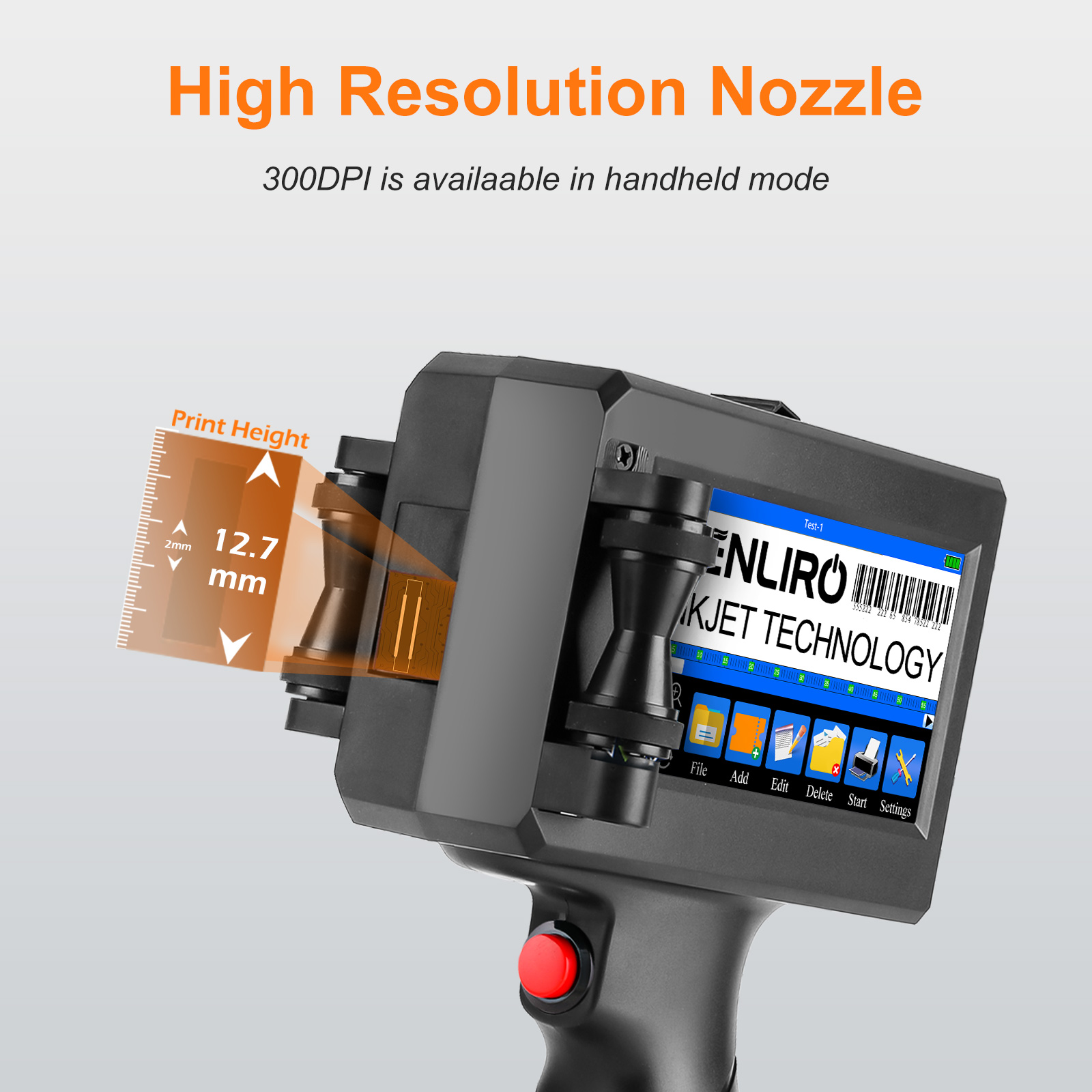 CENLIRO 12.7/25.4mm Handheld I - đánh giá và giá Commercial Book Printing Machines