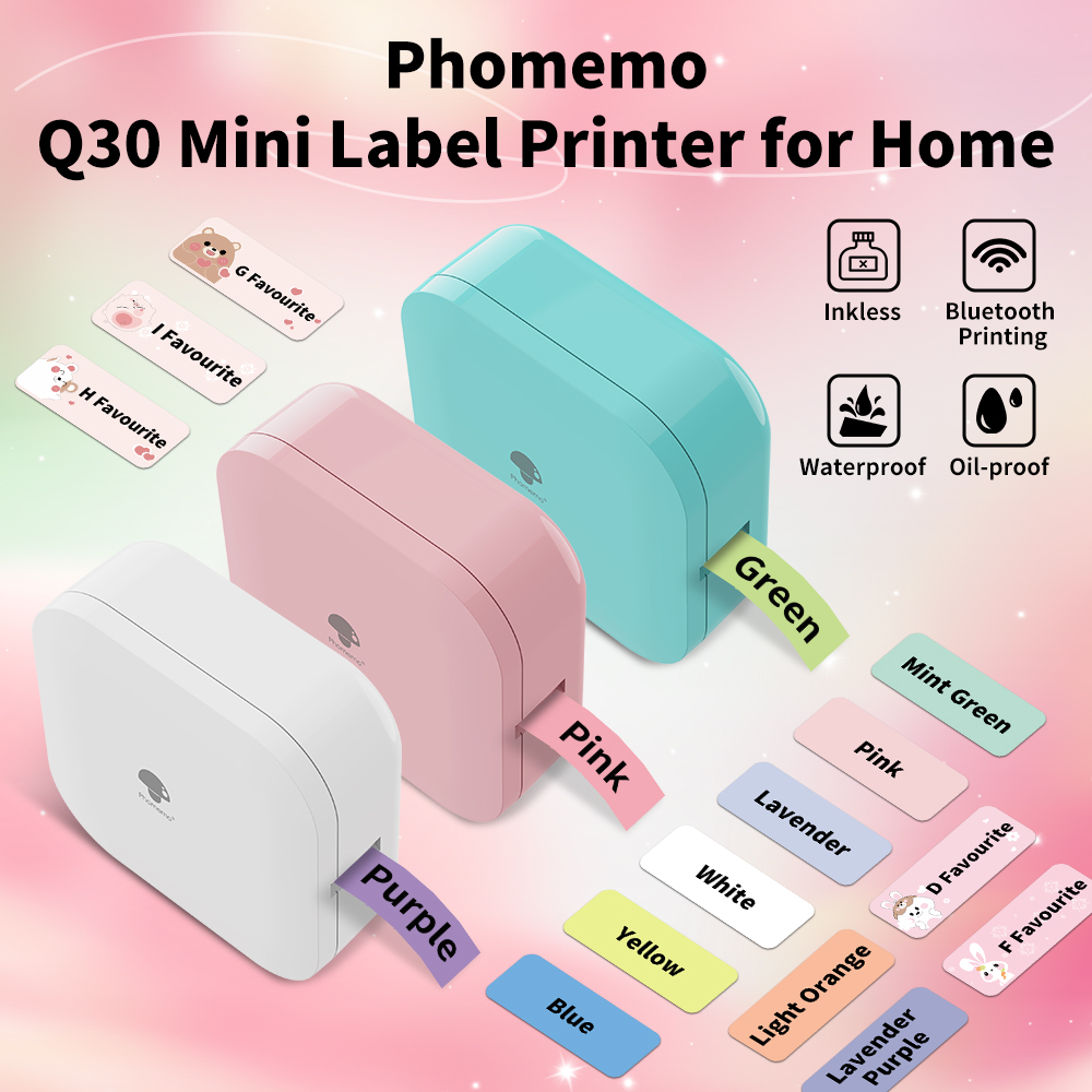 Phomemo Q30 Wireless Thermal L - đánh giá và giá Commercial Printing Labels