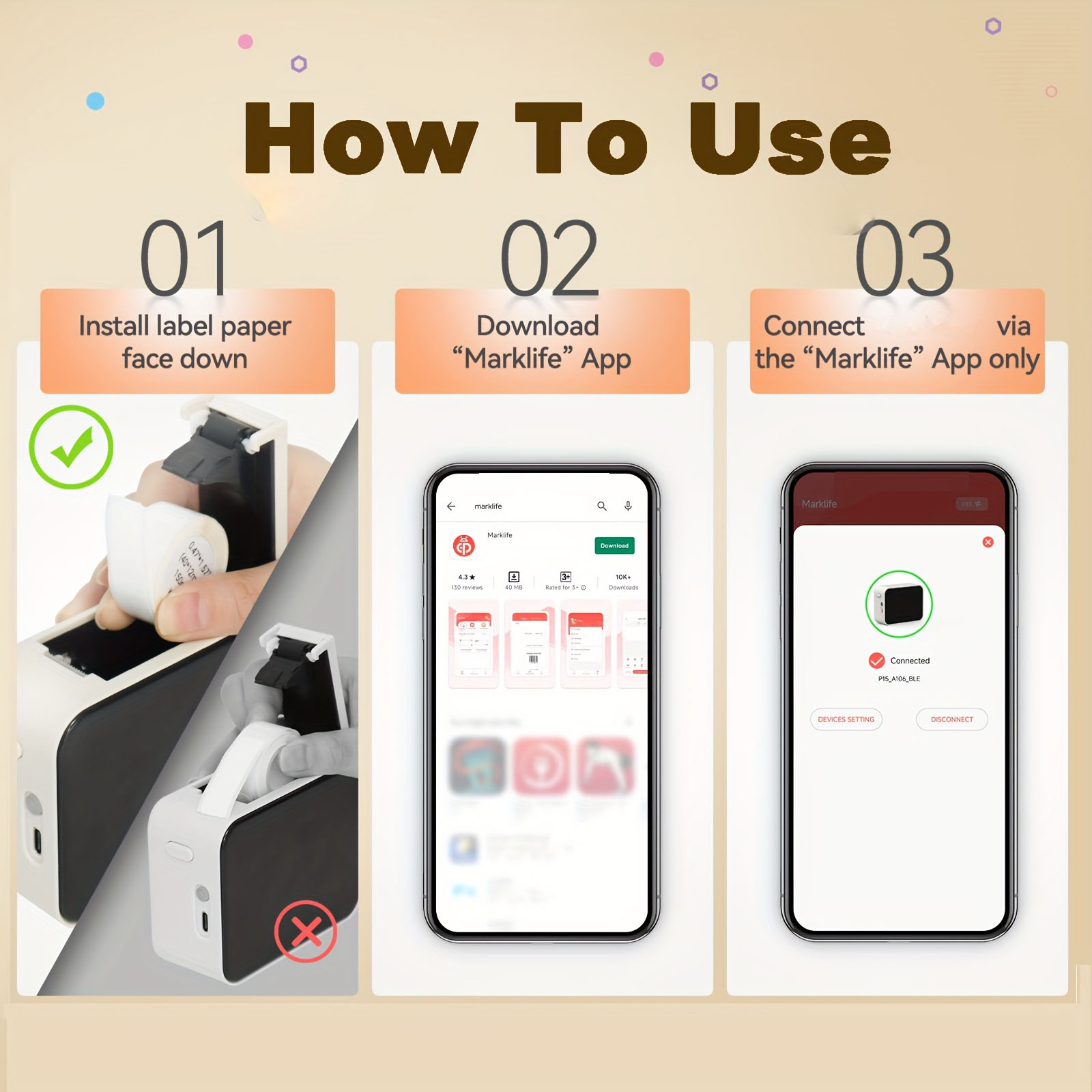 Marklife P15 Label Printer Por - đánh giá và giá Commercial Printing Labels